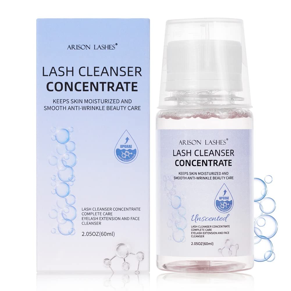 Lash Shampoo Concentrate With Hyaluronic Acid 60mL Arison Lashes