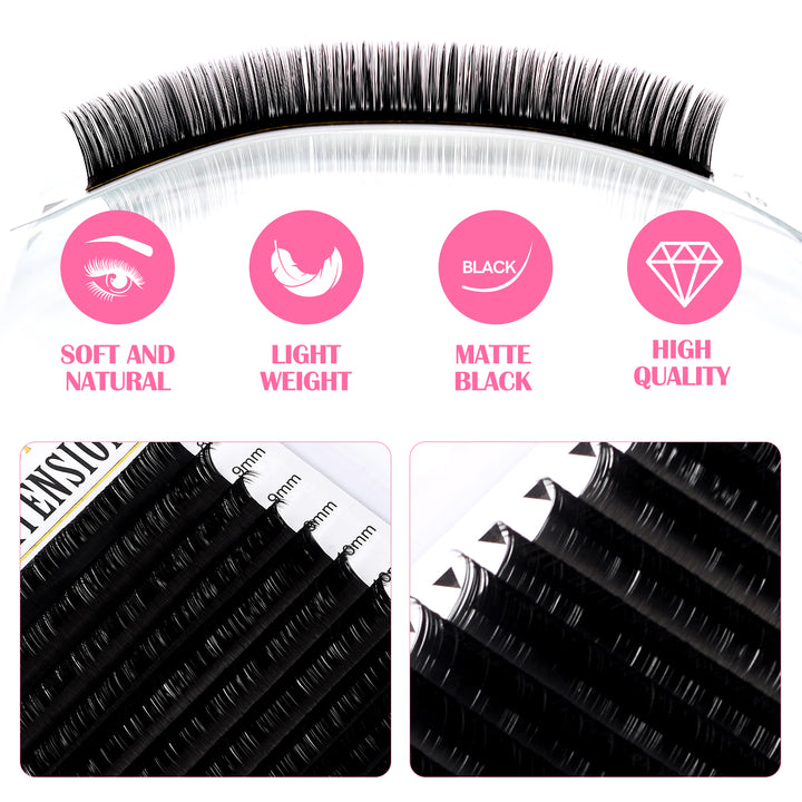 Volume Lashes - 0.07mm - 20 Rows