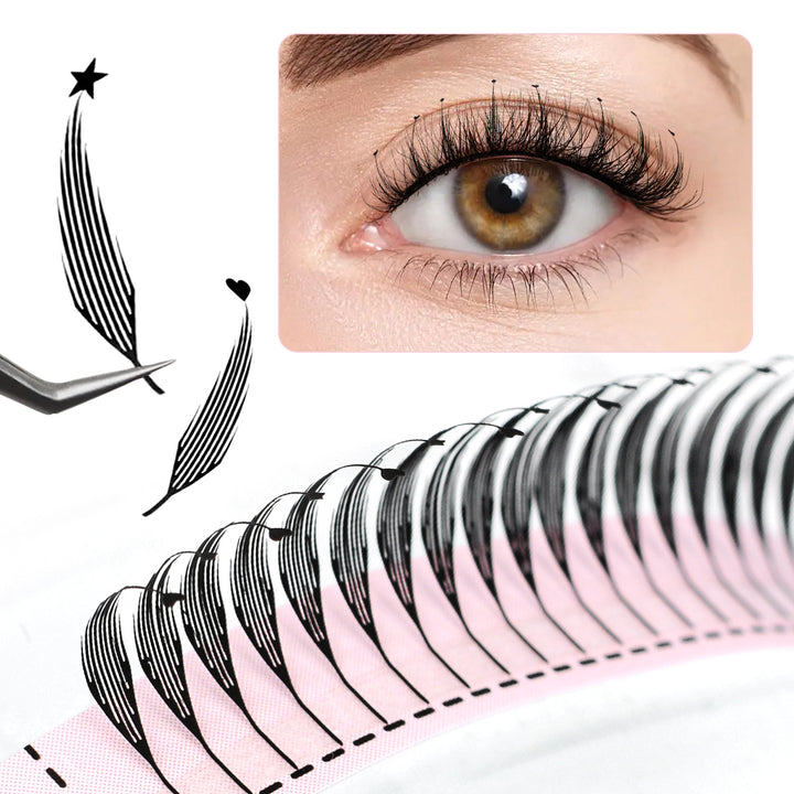 Premade Anime Comic Heartstar Lashes