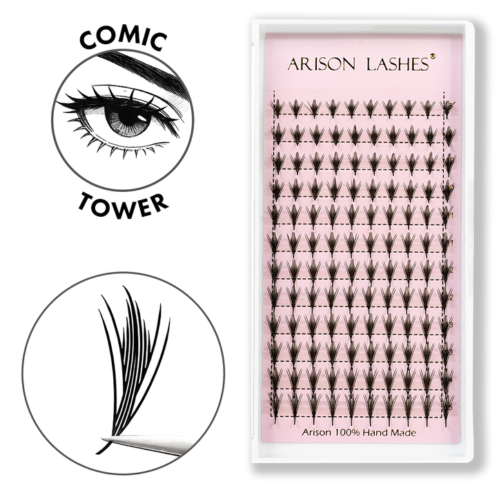 Premade Anime Comic Tower Lashes