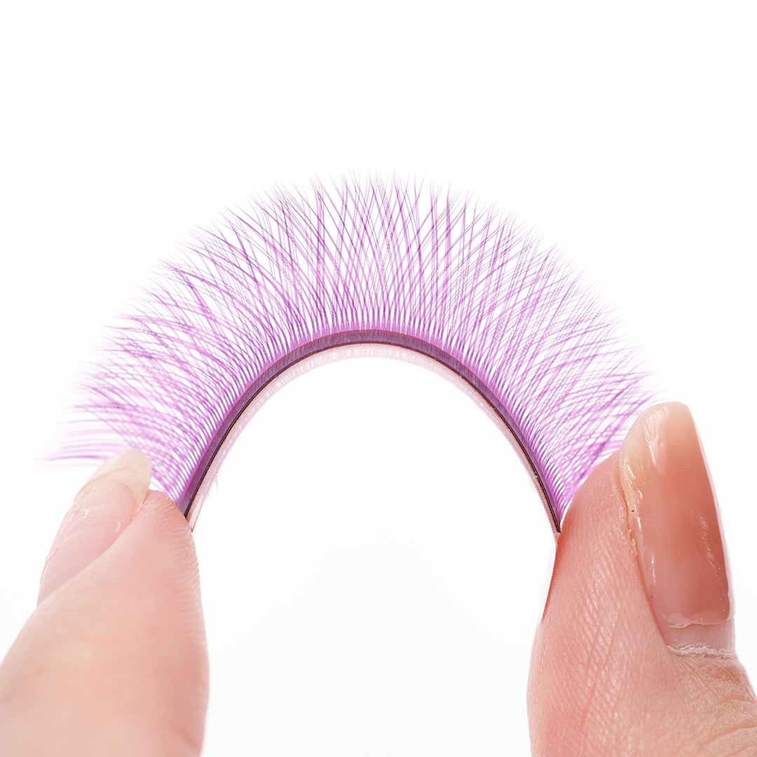 Purple YY Lashes - 0.07mm