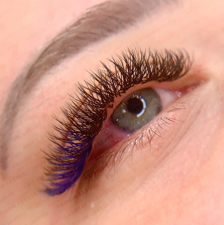Purple YY Lashes - 0.07mm
