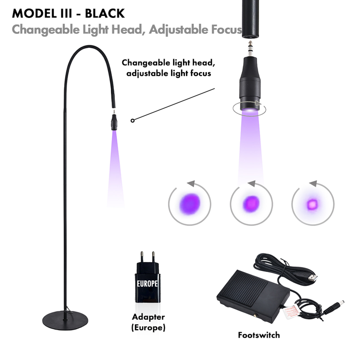 UV Lash Lamp Model III - Photobiological Safe