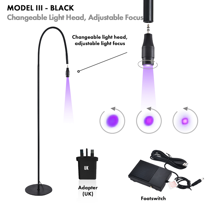UV Lash Lamp Model III - Photobiological Safe
