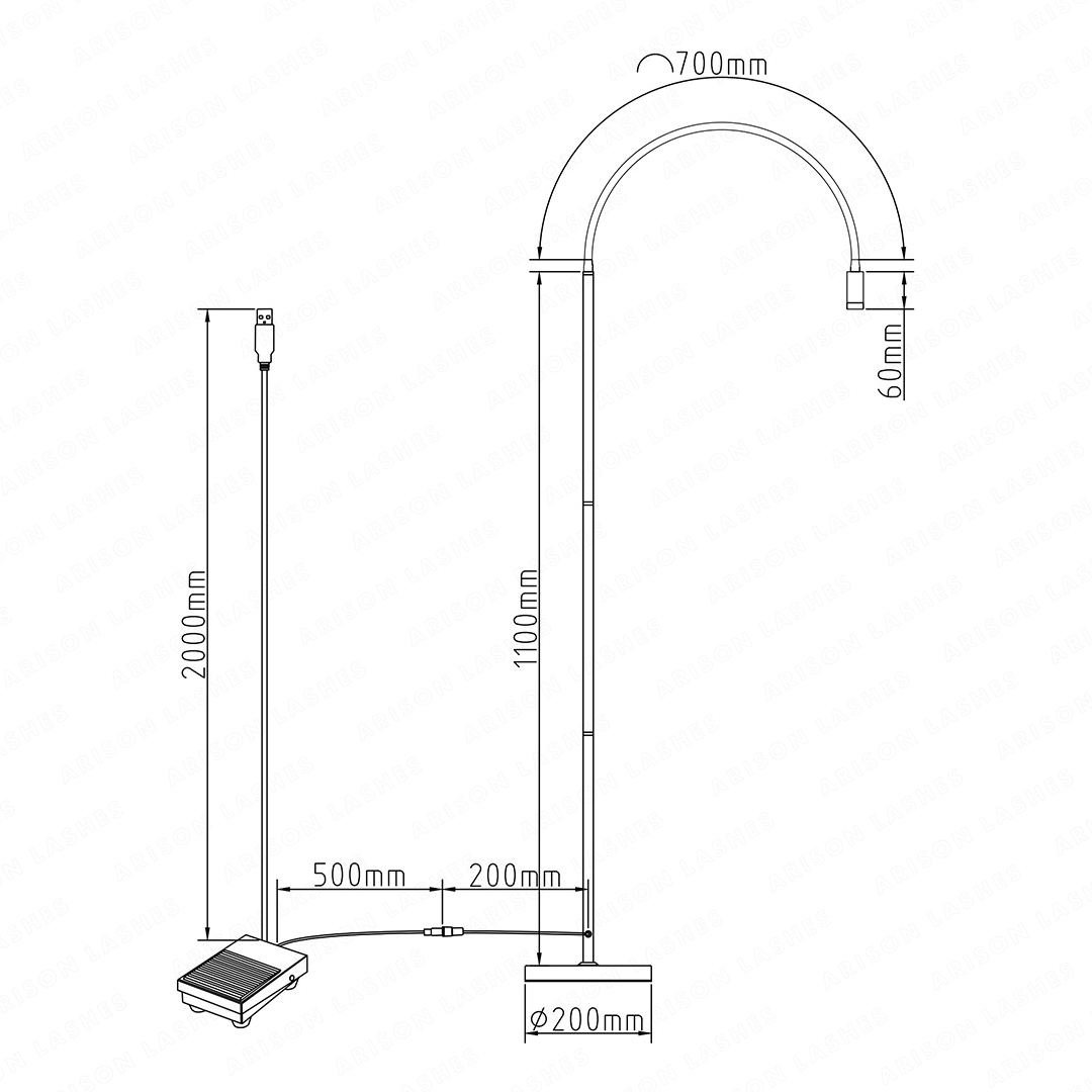 UV Lash Lamp Model II - Photobiological Safe