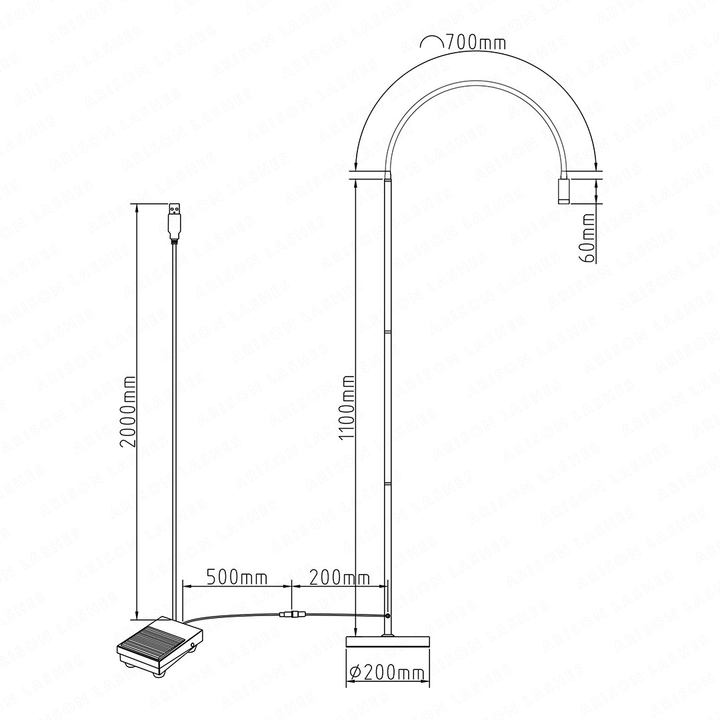 UV Lash Lamp Model II - Photobiological Safe