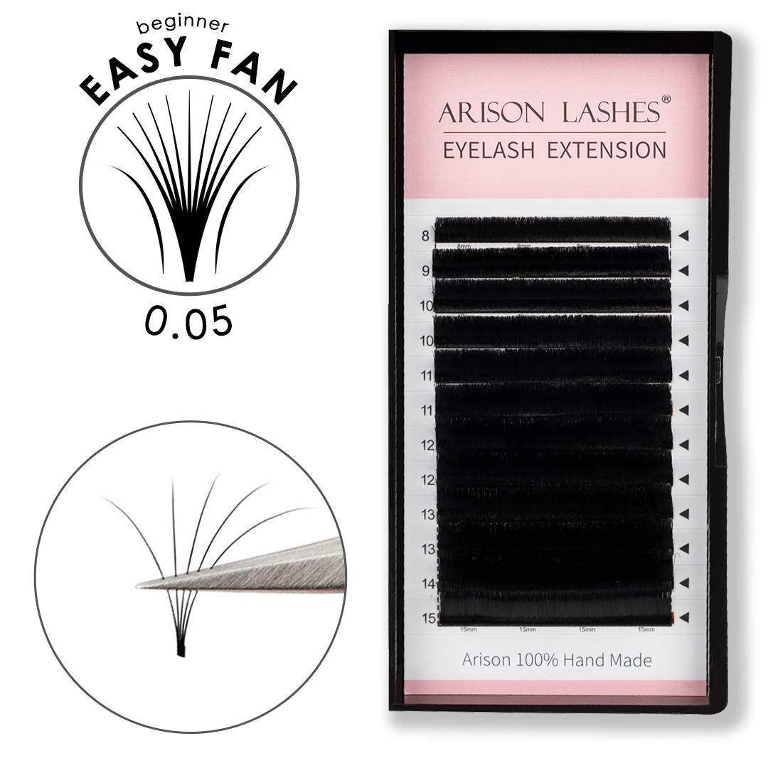 Easy Fanning Lashes for Beginners - 0.05mm