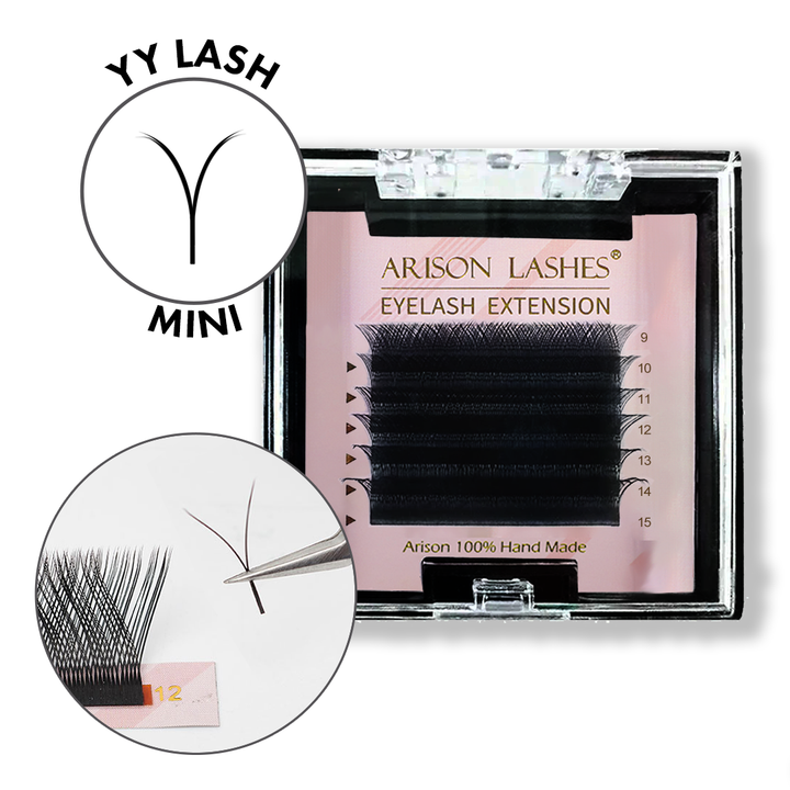 ARISON LASHES® YY Lash Extensions Mini Tray (6 rows)
