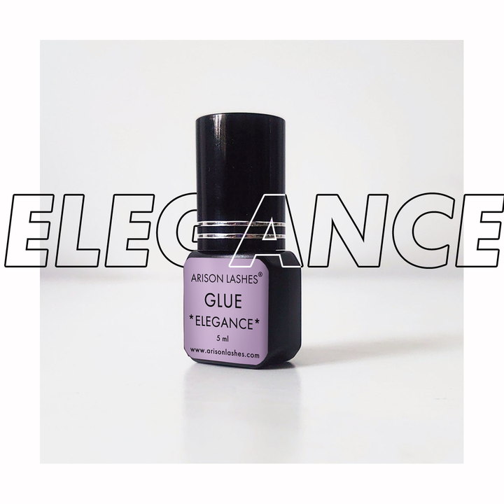 ELEGANCE Eyelash Extension Glue: Low-Fume, 1 Sec Drying