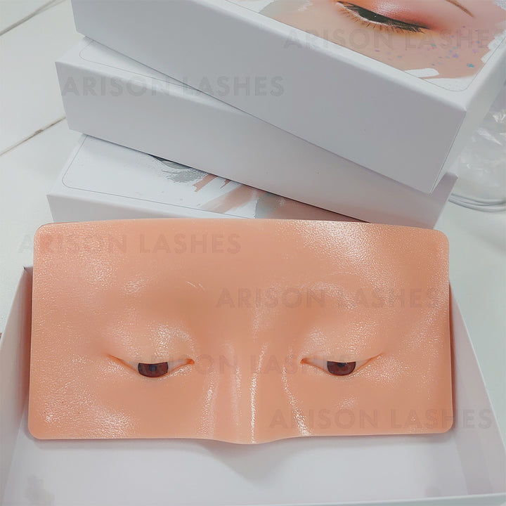 Textured Mannequin Face for Lash Extension and Makeup