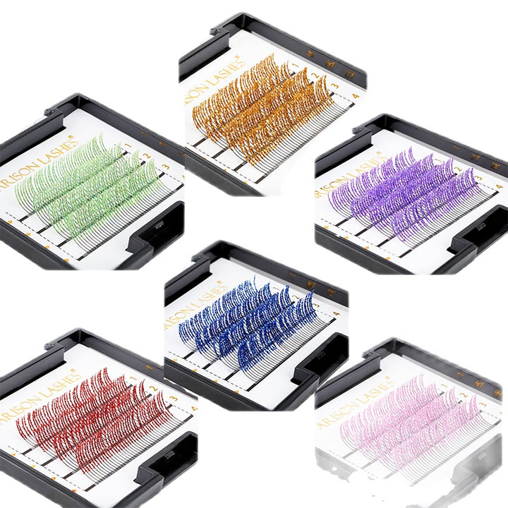 Glitter Eyelash Extensions Mini Tray - 0.15mm