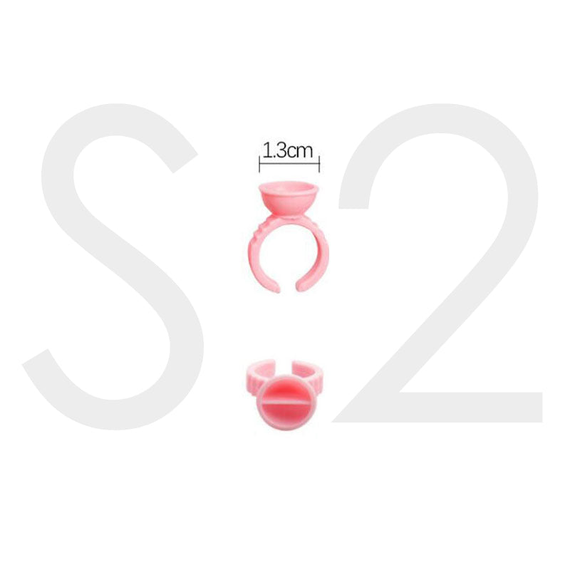 Disposable Lash Extension Glue Ring 100pcs