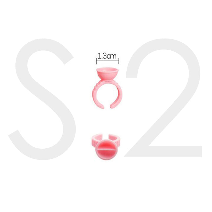 Disposable Lash Extension Glue Ring 100pcs