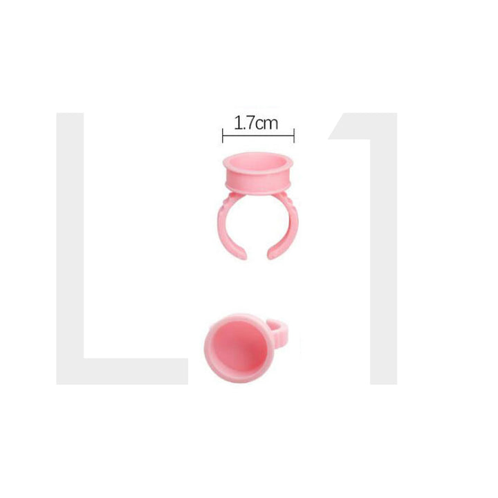 Disposable Lash Extension Glue Ring 100pcs