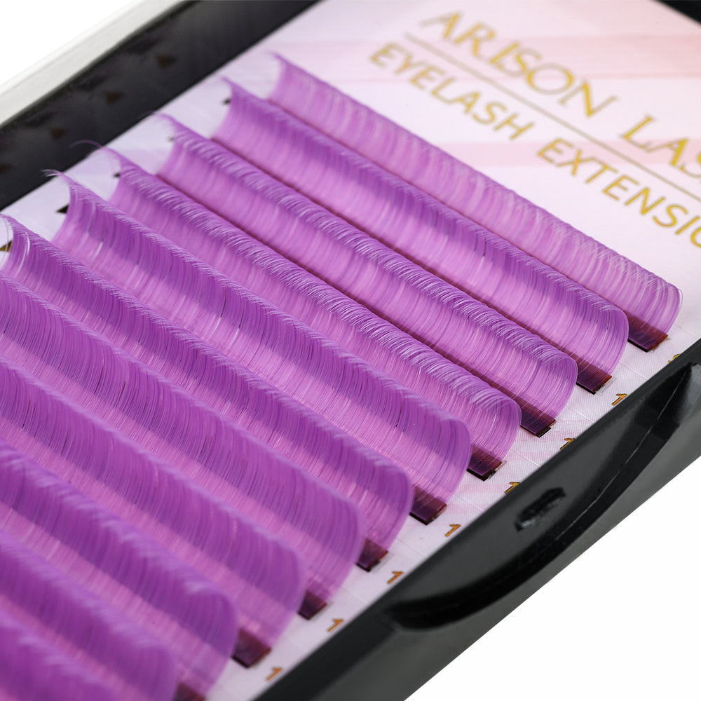 Colored Easy Fanning Lashes - 0.10mm