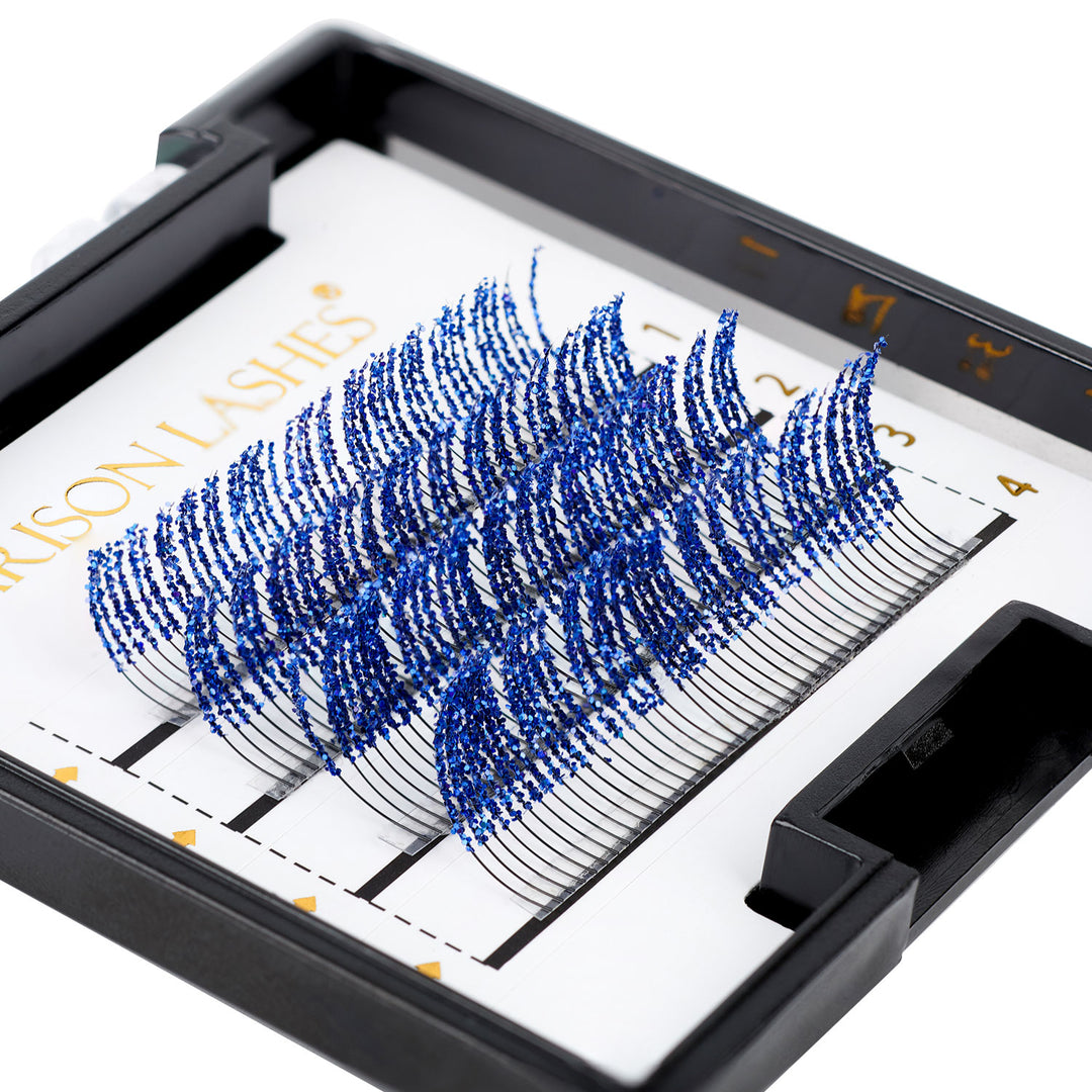 Glitter Eyelash Extensions Mini Tray - 0.15mm