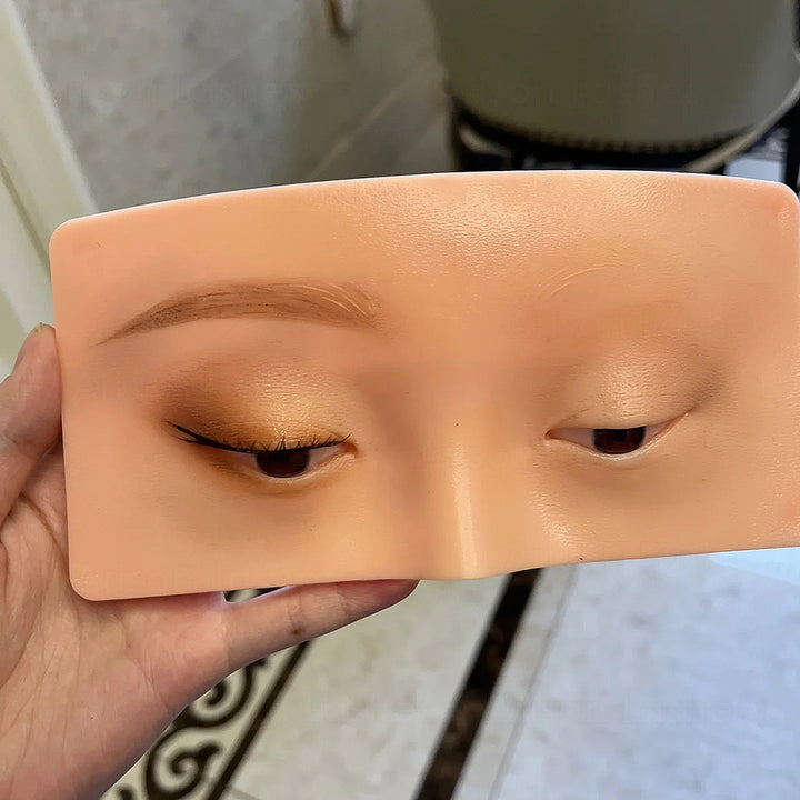 Textured Mannequin Face for Lash Extension and Makeup