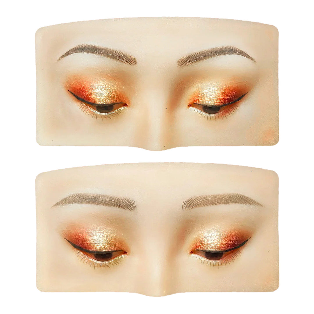 Textured Mannequin Face for Lash Extension and Makeup