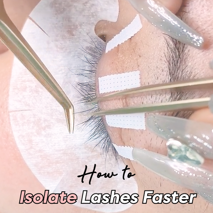 How To Isolate Lashes Faster For Eyelash Extensions?