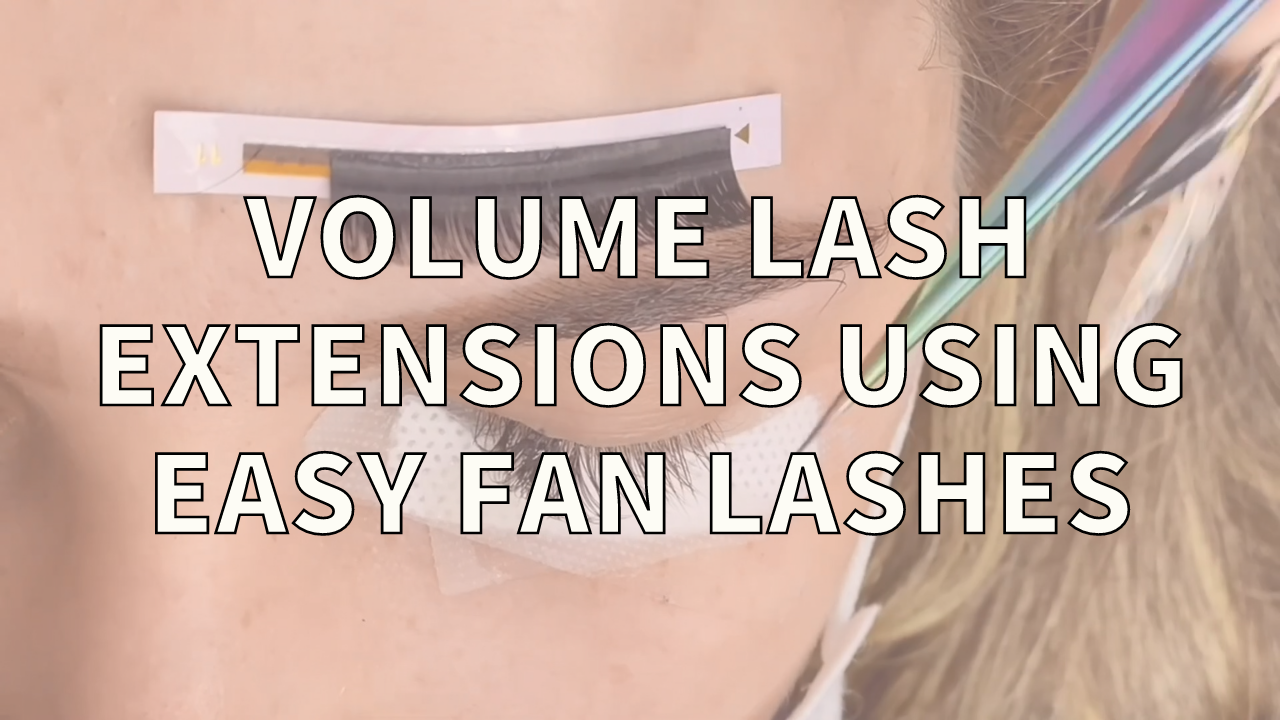 Video Tutorial: How To Do Volume Extension Using Easy Fan Lashes