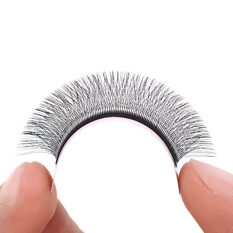 W-Shape Eyelash Extensions - 4D, 0.07mm