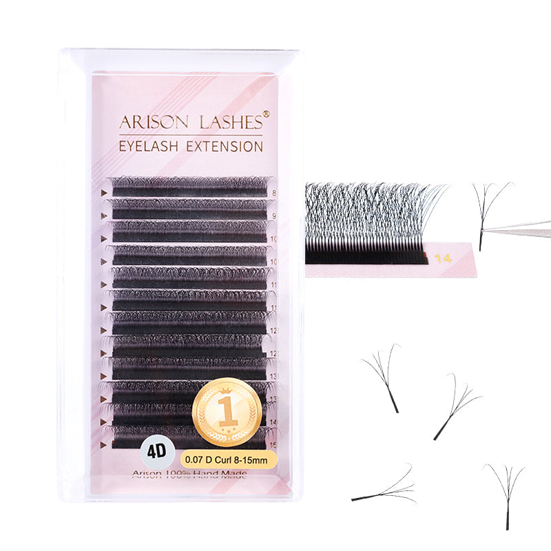 W Lashes - 4D, 0.07mm