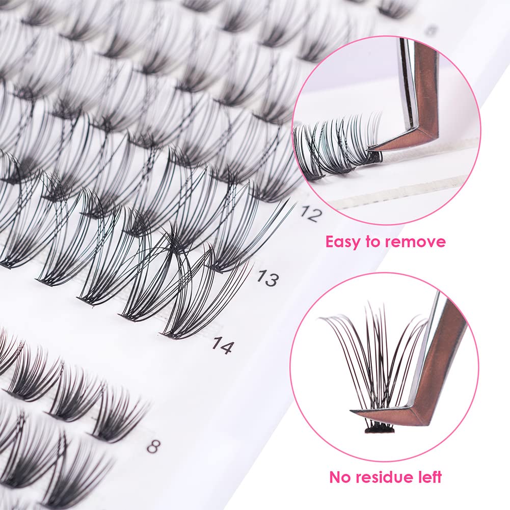 DIY Eyelash Extensions Cluster Lashes