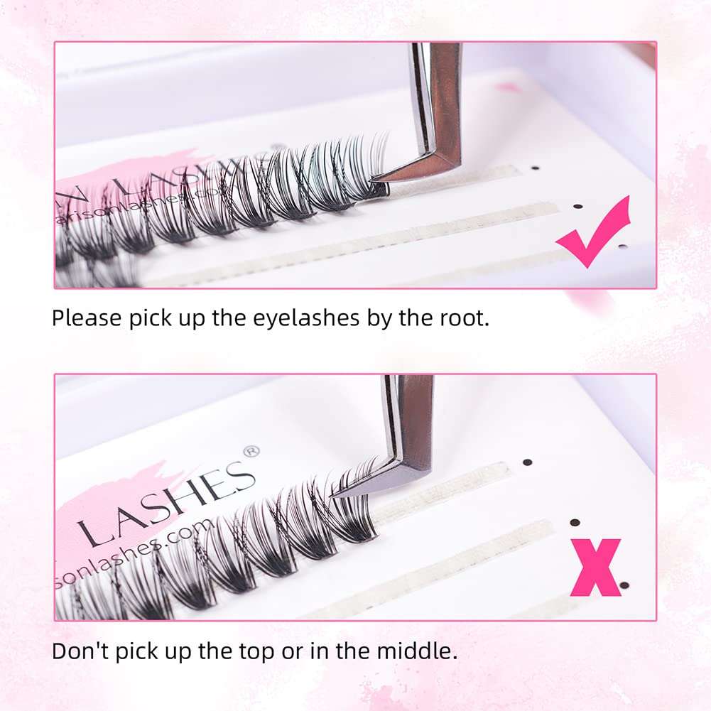 DIY Eyelash Extensions Cluster Lashes 🇺🇸