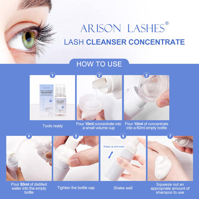 Lash Shampoo Concentrate With Hyaluronic Acid 60mL