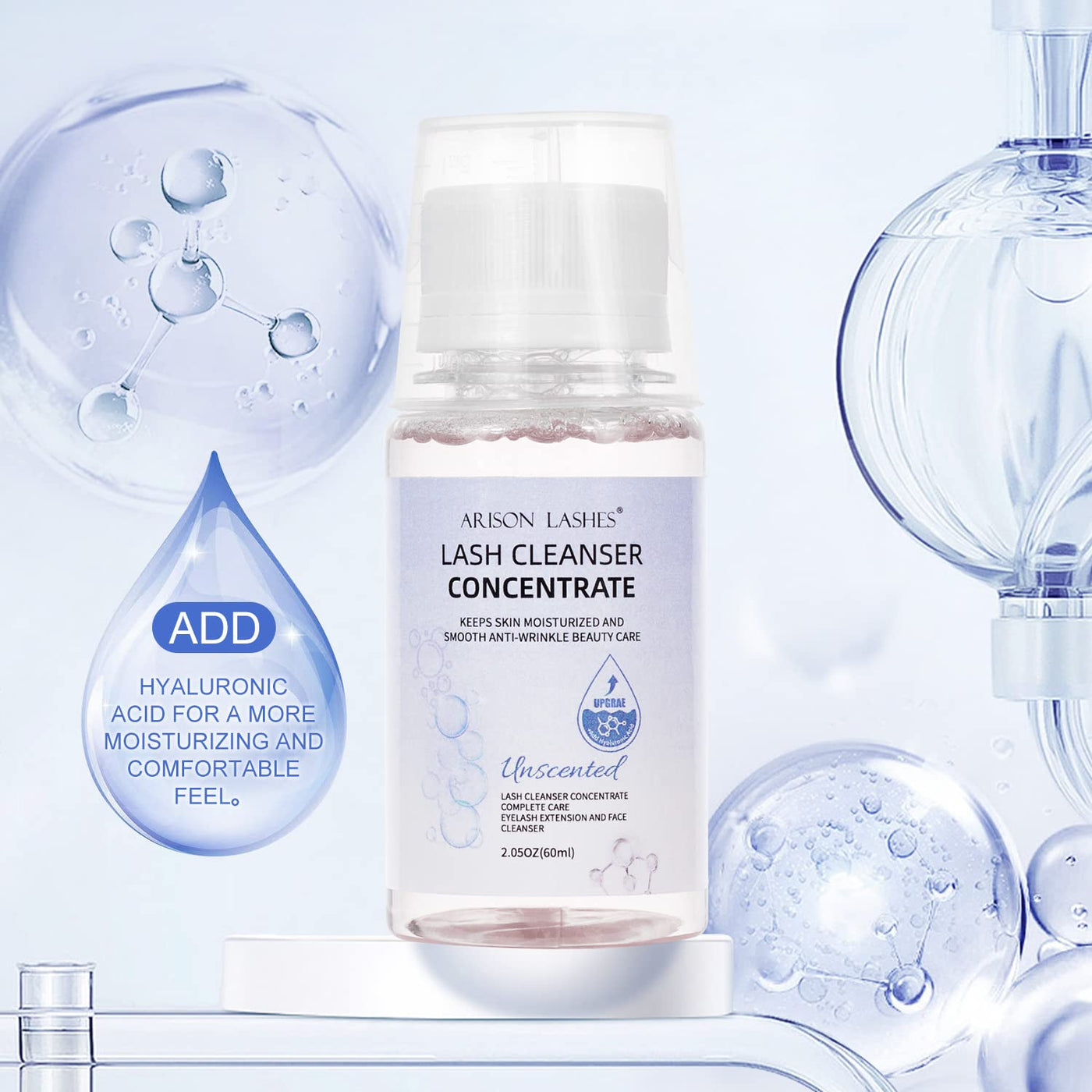 Lash Shampoo Concentrate With Hyaluronic Acid 60mL 🇺🇸