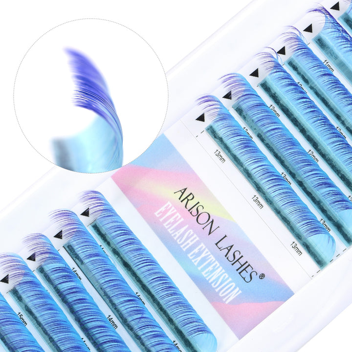 Ombre Colored Lashes