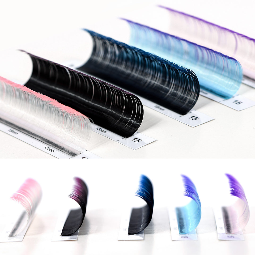 Ombre Colored Lashes