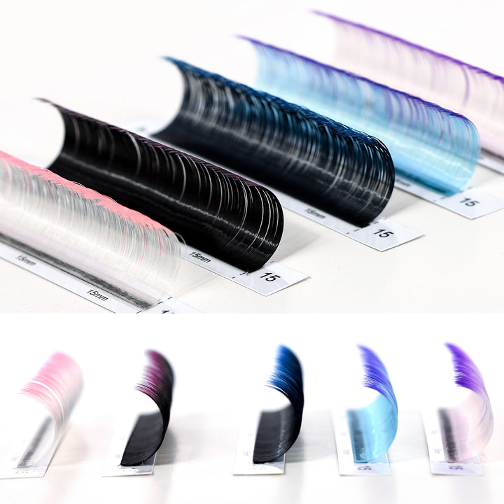 Ombre Colored Lashes