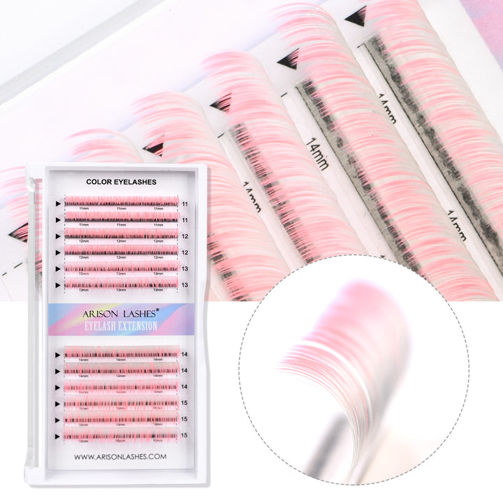 Ombre Colored Lashes