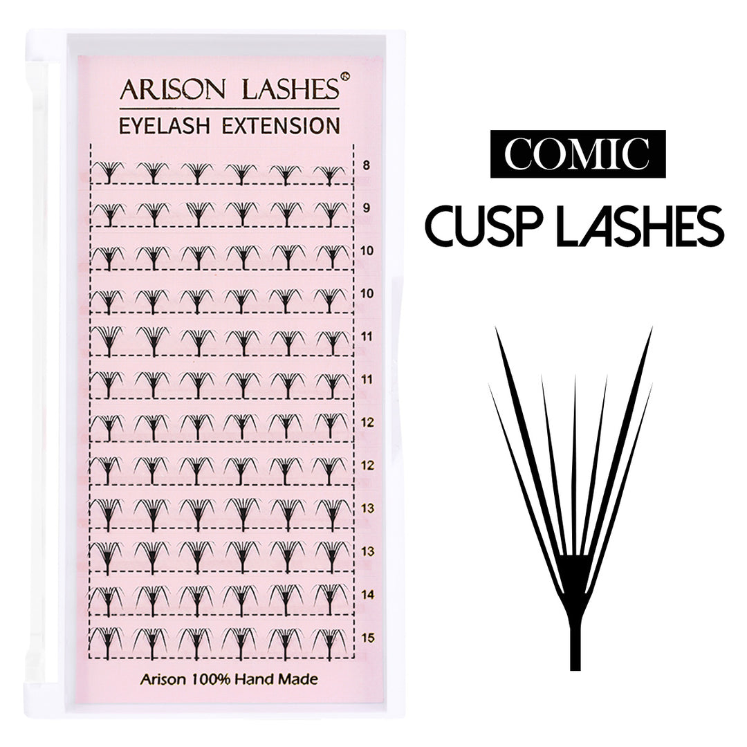 Premade Anime Comic Cusp Lashes