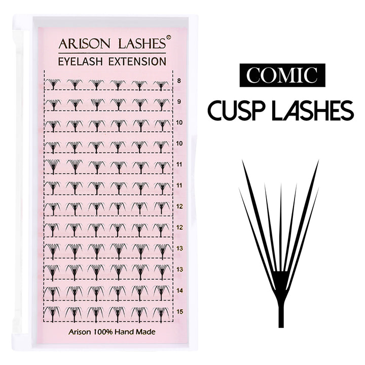 Premade Anime Comic Cusp Lashes