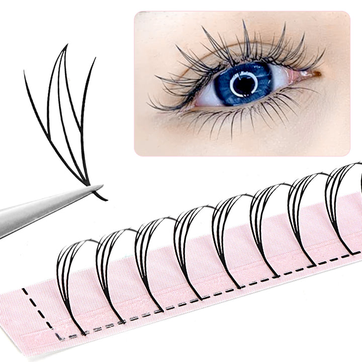 Premade Anime Comic Elf Lashes