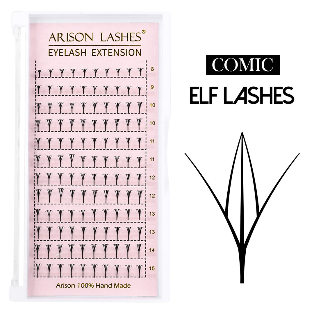 Premade Anime Comic Elf Lashes