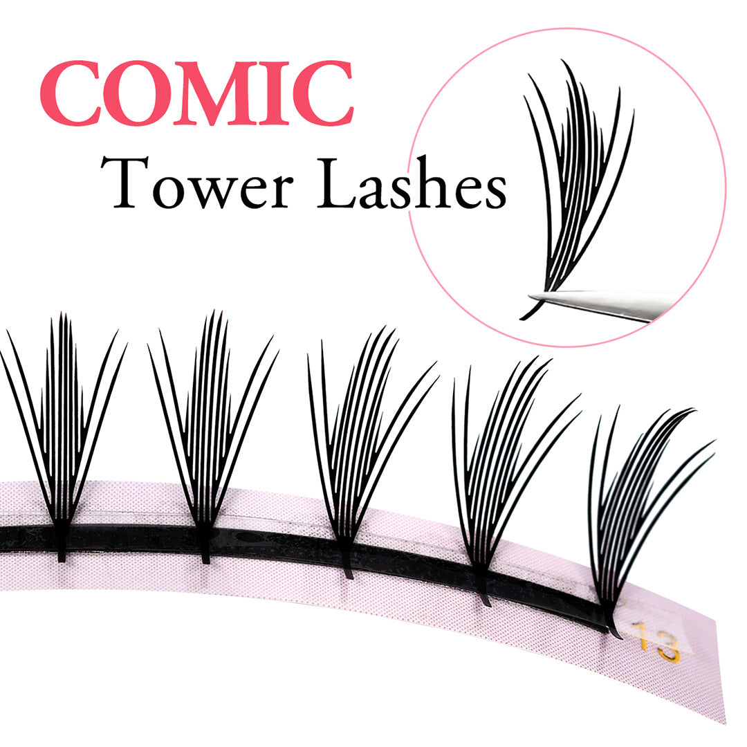 Premade Anime Comic Tower Lashes