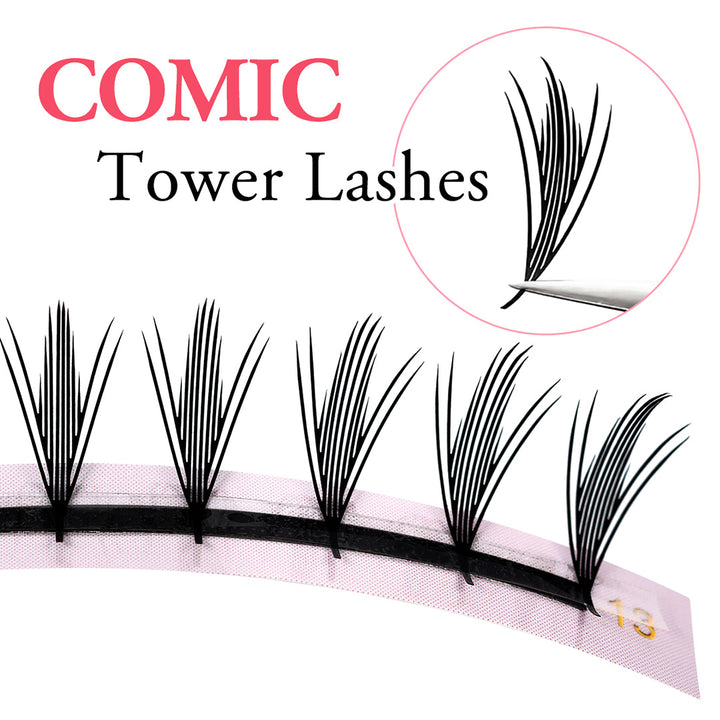 Premade Anime Comic Tower Lashes