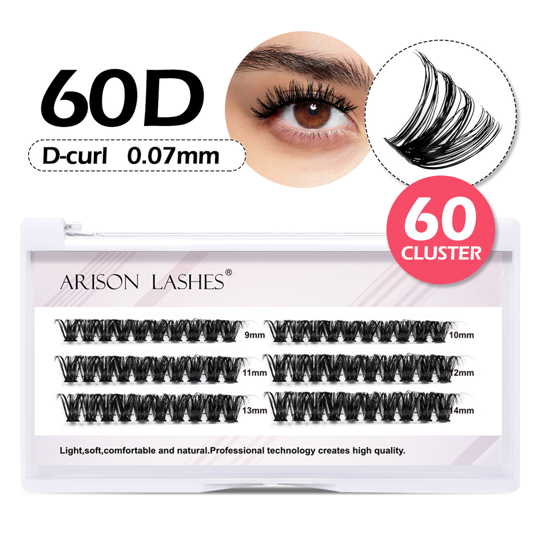 DIY Eyelash Clusters 10D-100D - 3 Rows