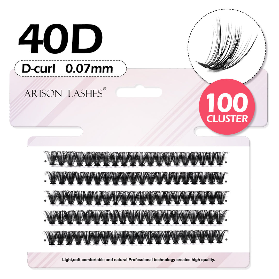 DIY Eyelash Clusters 10D-100D - 5 Rows