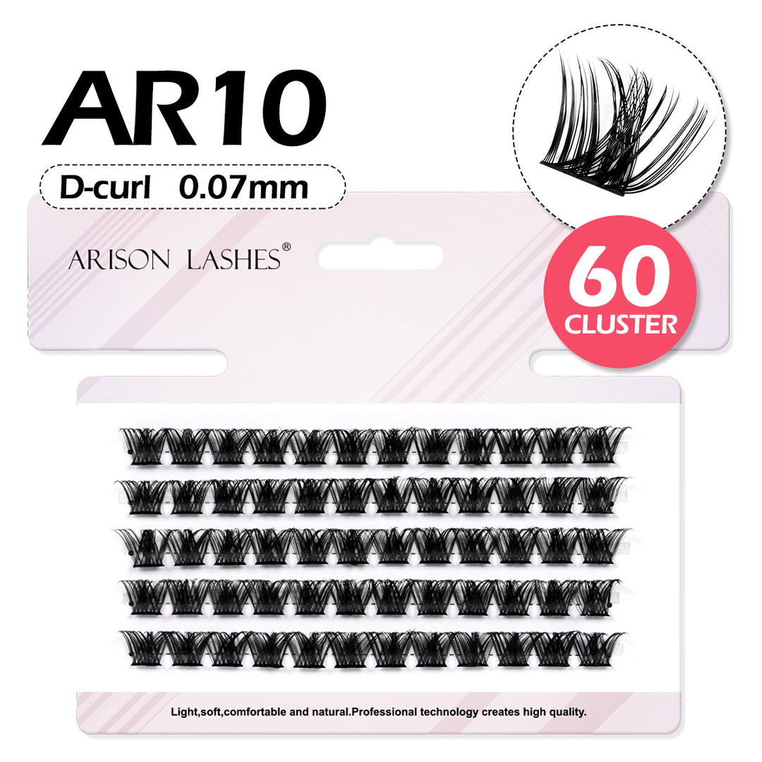 DIY Eyelash Clusters 10D-100D - 5 Rows