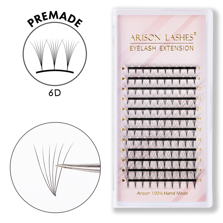 Premade Lash Fans 6D