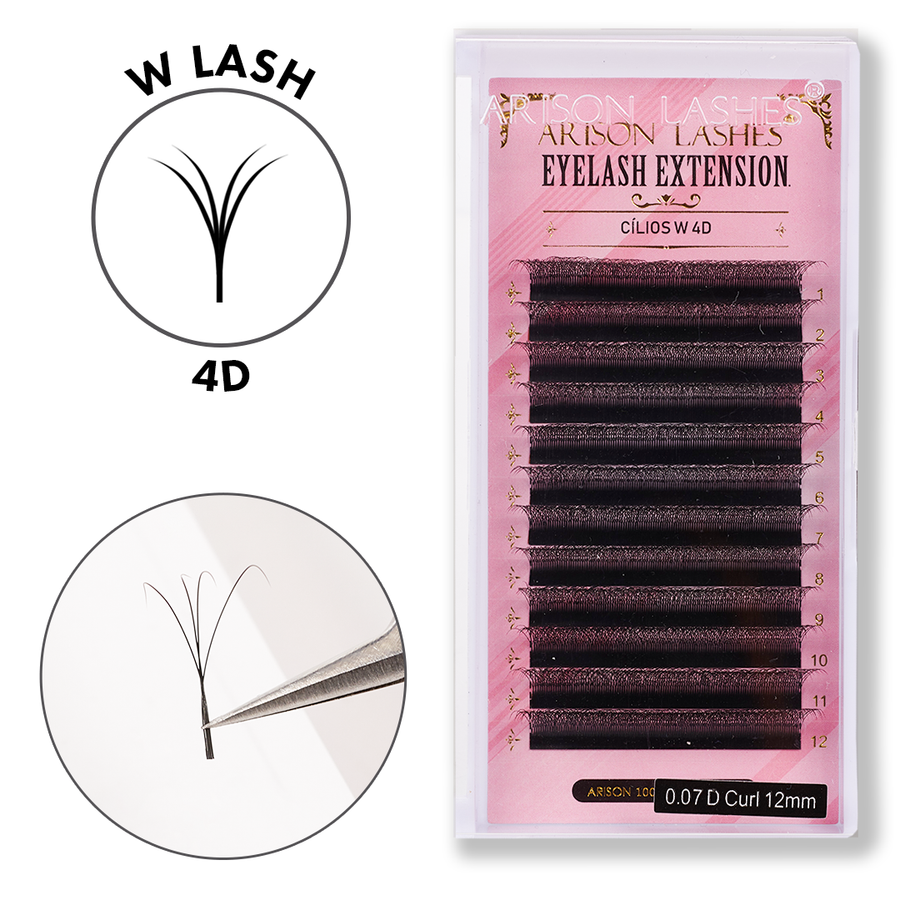 W-shape Lashes | W Lash Extensions – Arison Lashes