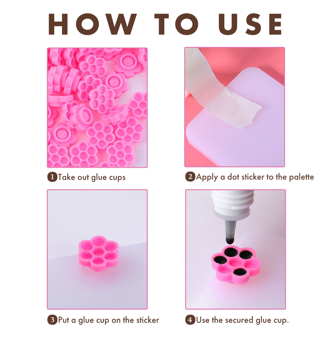Dot Sticker Tape For Securing Lash Glue Cups