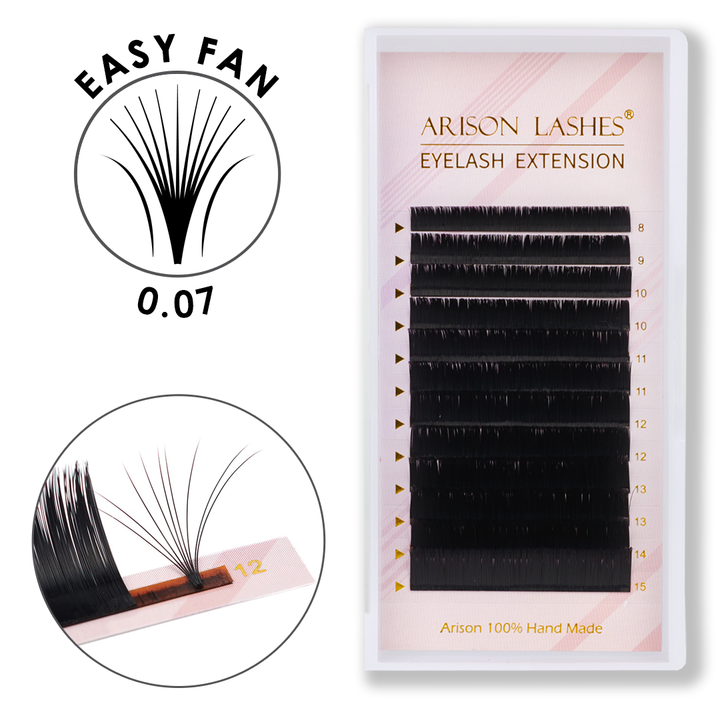 Easy Fanning Lashes - 0.07mm
