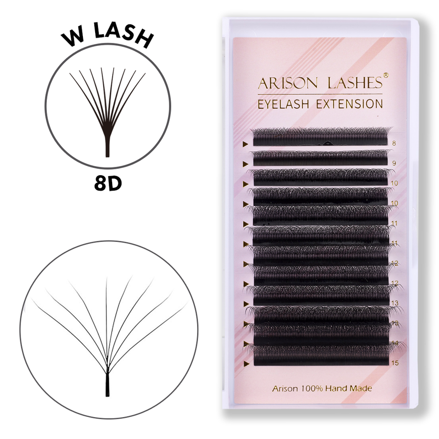W-shape Lashes | W Lash Extensions – Arison Lashes