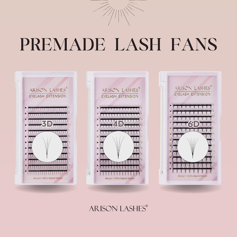 Premade Lash Fans 3D