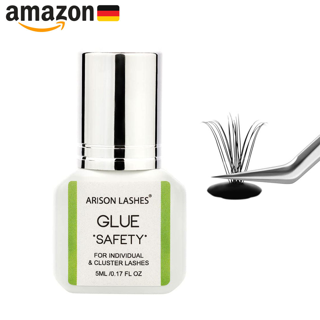 SAFETY Hypoallergenic Lash Extension Glue: 3-5 Sec Drying 🇩🇪